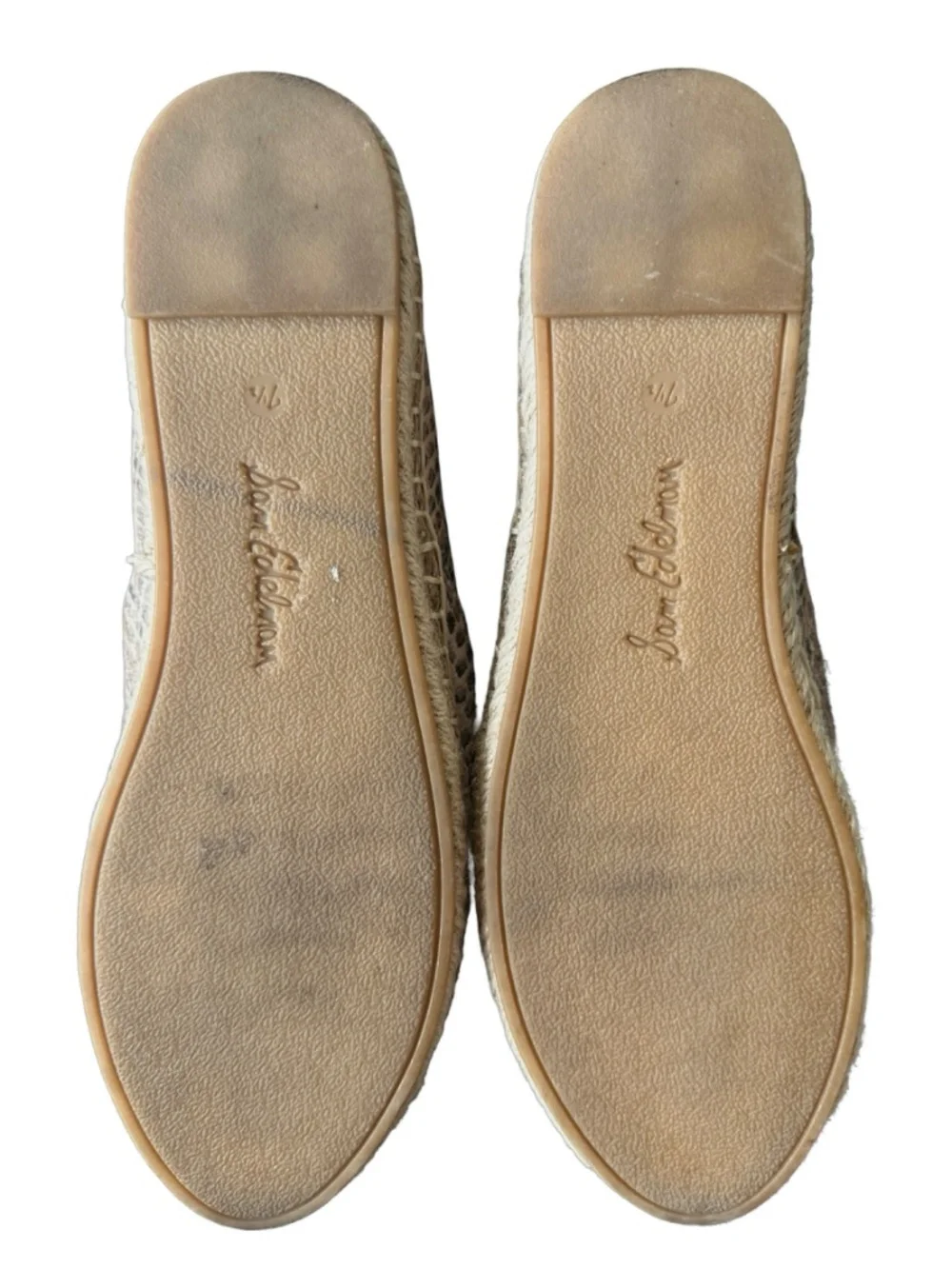 SAM EDELMAN Kesia Women’s Espadrilles Flat Shoes Size 7.5M Slip On Animal Print